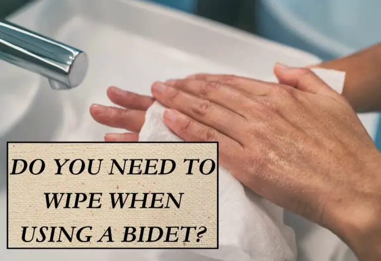 Do You Need to Wipe When Using a Bidet? Cleaning Poop Stains Like A G
